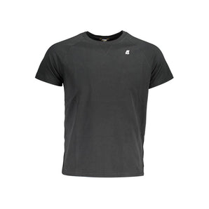 K-WAY Black Cotton Men T-Shirt