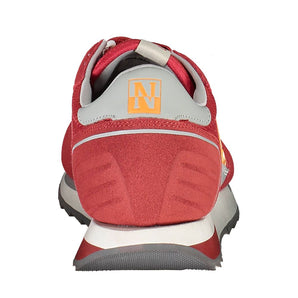 Napapijri Red Leather Men Sneaker