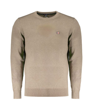 Norway 1963 Brown Wool Men Sweater