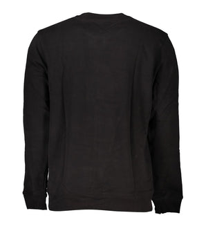Tommy Hilfiger Black Cotton Men Sweater