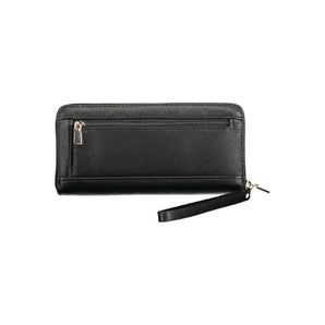Guess Jeans Black Polyethylene Women Wallet