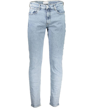Calvin Klein Blue Cotton Men Jeans