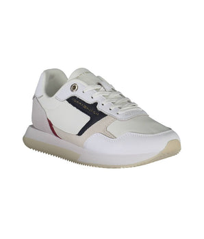 Tommy Hilfiger White Leather Women's Sneakers