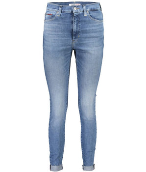 Tommy Hilfiger Blue Cotton Women Jeans