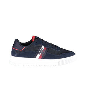 Tommy Hilfiger Blue Polyester Men Sneaker