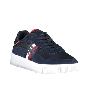 Tommy Hilfiger Blue Polyester Men Sneaker