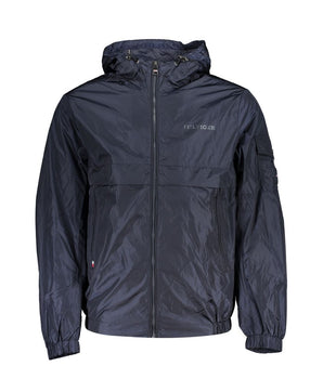 Tommy Hilfiger Men's Blue Nylon Jacket