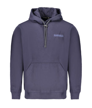 Napapijri Blue Cotton Men Sweater