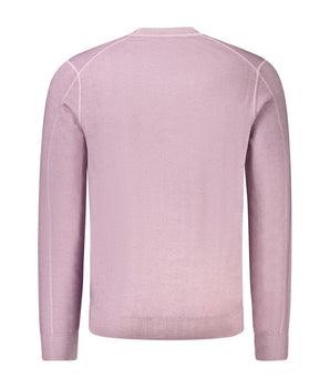 Hugo Boss Purple Wool Men Sweater