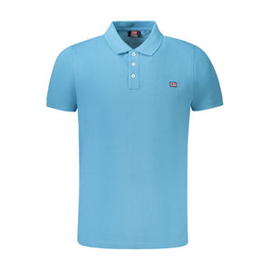Norway 1963 Light Blue Cotton Men Polo Shirt