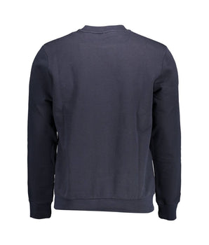 Napapijri Blue Cotton Men Sweater