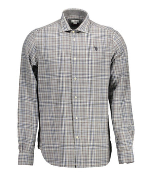 U.S. POLO ASSN. Brown Cotton Men Shirt