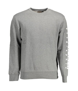 Napapijri Gray Cotton Men Sweater