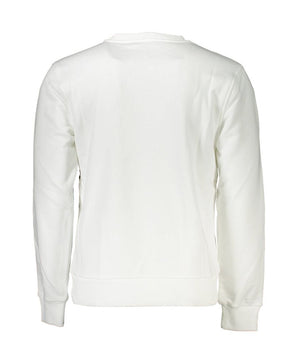 Cavalli Class White Cotton Men Sweater