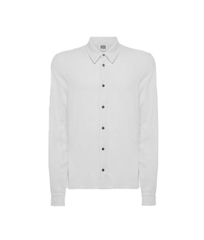 Alpha Studio White Cotton Shirt