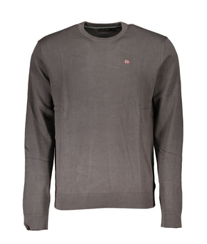 Napapijri Gray Cotton Men Sweater