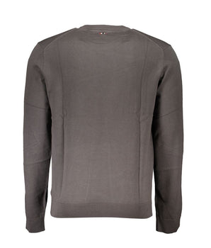 Napapijri Gray Cotton Men Sweater