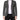 Dolce & Gabbana Black White Patterned Men Suit Coat Blazer