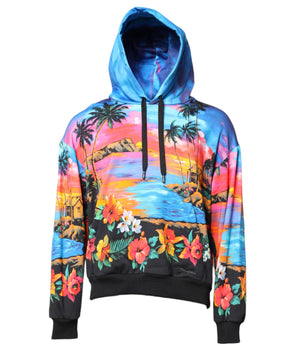 Sudadera con capucha y estampado multicolor de Dolce &amp; Gabbana