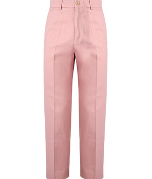 Gucci light pink cotton pants