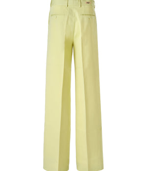 Gucci Lime Yellow Polyester Pants