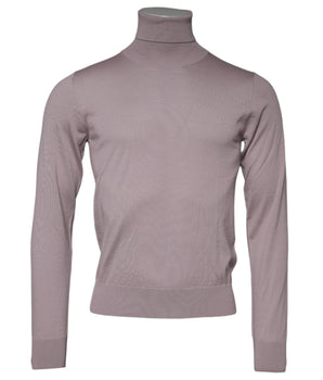 Dolce & Gabbana Brown Cashmere Knitted Men Pullover Sweater