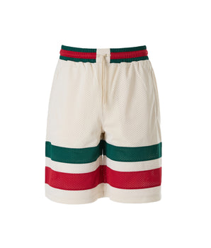 Gucci Cream polyester Logo Shorts