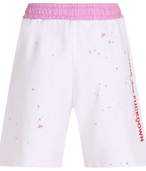 Comme Des Fuckdown White Cotton Short