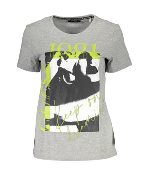 Guess Jeans Gray Cotton Women's T-Shirt