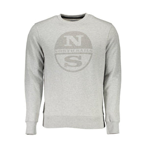 Sudadera unisex de algodón gris de North Sails