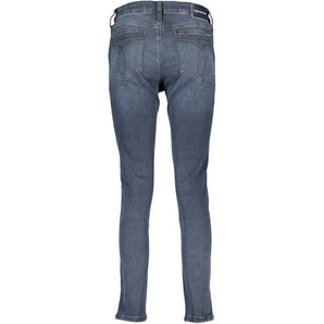 Calvin Klein Blue Cotton Women Jeans