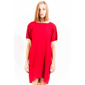 Love Moschino "Red Viscose Women Dress"