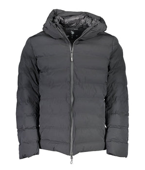US POLO ASSN. Men's Black Polyamide Jacket