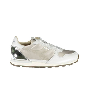 Diadora Gray Leather Women Sneaker