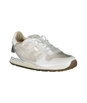 Diadora Gray Leather Women Sneaker