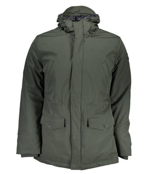 US POLO ASSN. Green Polyester Men Jacket