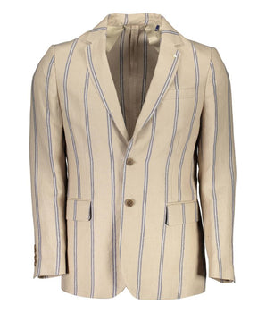 Gant Beige Linen Men's Jacket