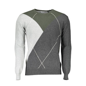 ASOCIACIÓN DE POLO DE EE. UU. Suéter de lana gris para hombre