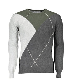 US POLO ASSN. Gray Wool Men Sweater