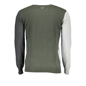 ASOCIACIÓN DE POLO DE EE. UU. Suéter de lana gris para hombre