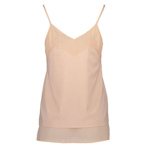 Camiseta sin mangas de poliéster rosa para mujer Silvian Heach