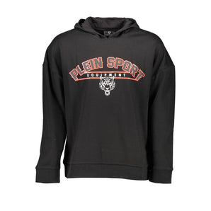 Plein Sport Black Cotton Men Sweater