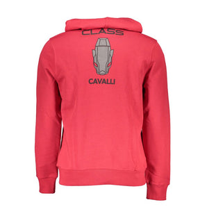 Cavalli Class Jersey de hombre de algodón rojo