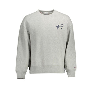 Tommy Hilfiger Suéter gris de algodón para hombre