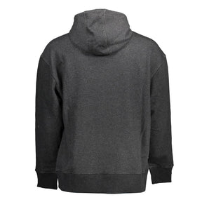 Tommy Hilfiger Black Cotton Mens Hoodie