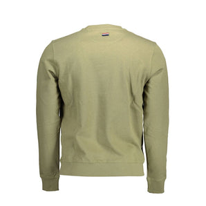 ASOCIACIÓN DE POLO DE EE. UU. Suéter de algodón verde para hombre