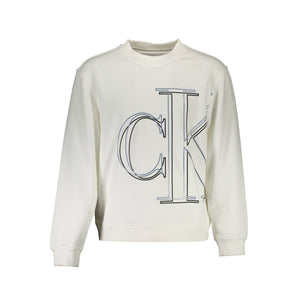 Suéter Calvin Klein de algodón blanco para hombre