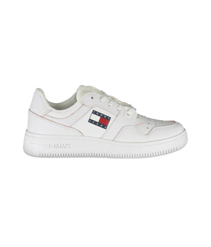 Tommy Hilfiger White Leather Women Sneaker