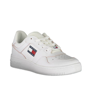 Tommy Hilfiger White Leather Women Sneaker