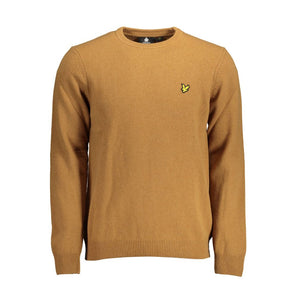 Suéter de lana marrón para hombre de Lyle &amp; Scott